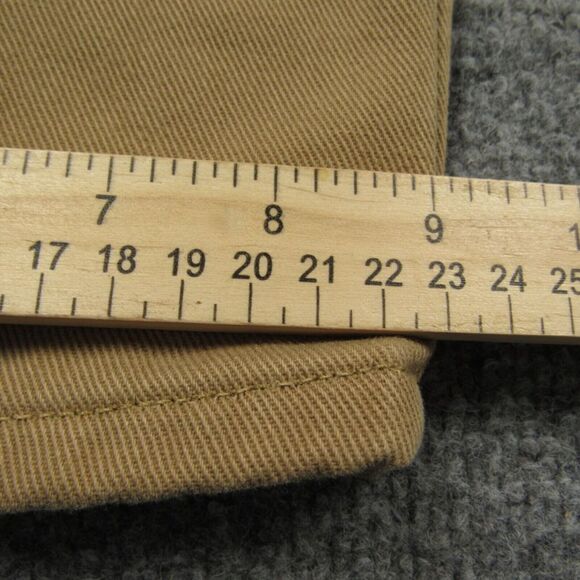 LL Bean Jeans Mens 40x33 Flannel Lined‎ Tan Workwear Winter Warm Outdoors - Picture 9 of 12